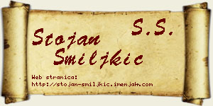 Stojan Smiljkić vizit kartica